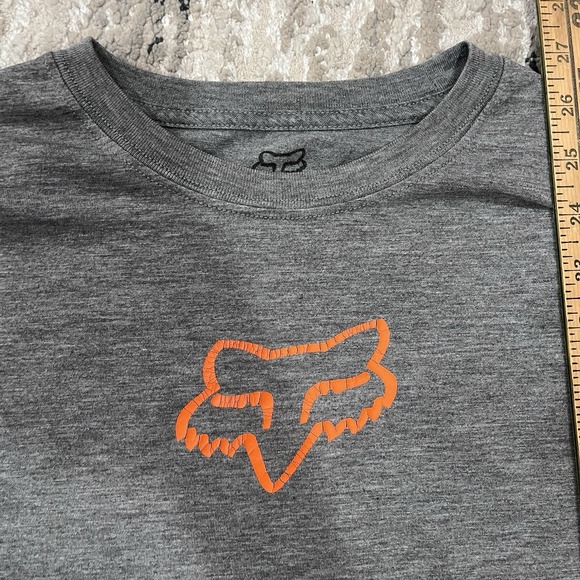 Fox Racing Men's Short Sleeve T-Shirt Gray Size Medium Graphic Print - Picture 4 of 4